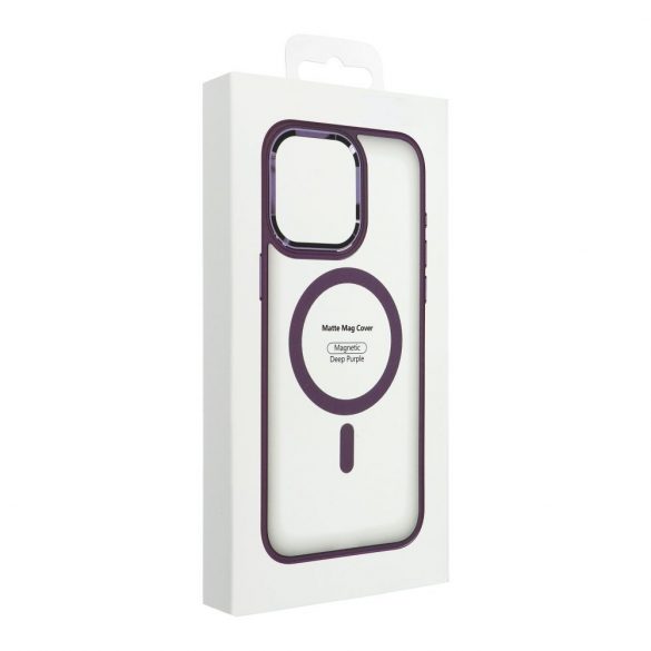 Husa MATTE MAG COVER compatibila cu MagSafe pentru IPHONE 16 violet