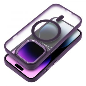 Husă MATTE MAG COVER compatibilă cu MagSafe pentru IPHONE 16 Plus violet