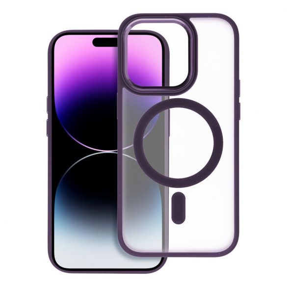 Husă MATTE MAG COVER compatibilă cu MagSafe pentru IPHONE 16 Plus violet