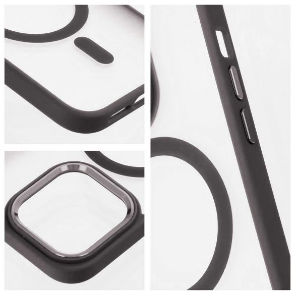 Carcasa MATTE MAG COVER compatibila cu MagSafe pentru IPHONE 16 Pro titan