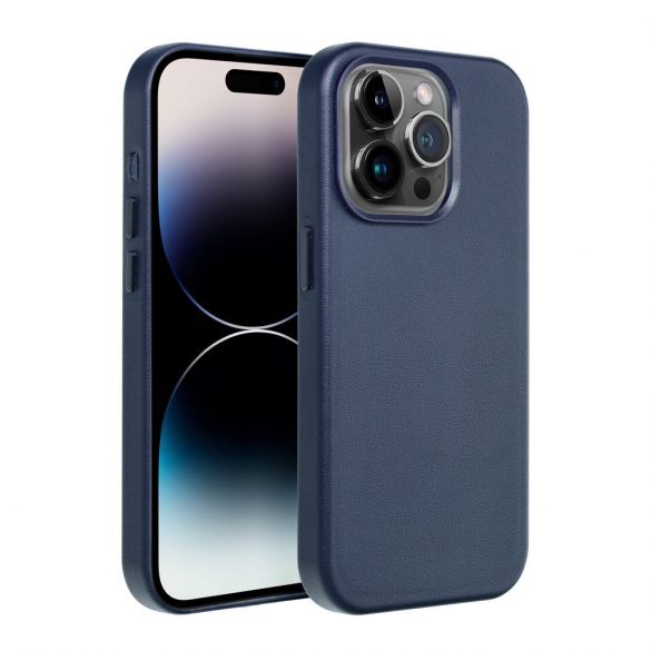 Husa LEATHER MAG COVER pentru IPHONE 16 Plus albastru indigo