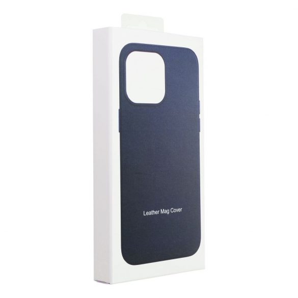 Husa LEATHER MAG COVER pentru IPHONE 16 Plus albastru indigo