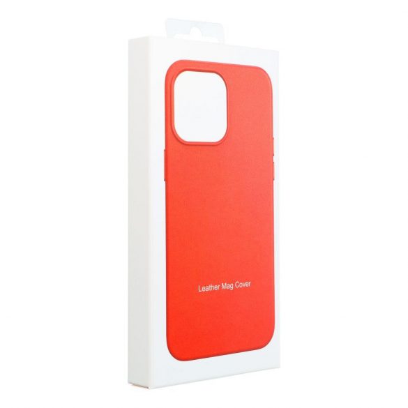 Husa LEATHER MAG COVER pentru IPHONE 16 Pro rosie