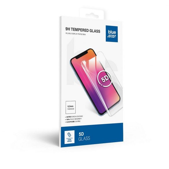 Steaua albastră din sticlă temperată - Realme 12 Plus - Steaua albastră din sticlă temperată neagră