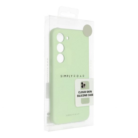 Husă Roar Cloud-Skin - pentru iPhone 16 Verde deschis