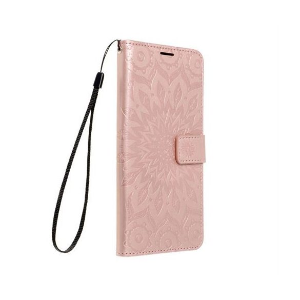 MEZZO Husă carte pentru IPHONE 16 Pro mandala rose gold