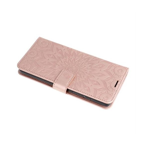 MEZZO Husă carte pentru IPHONE 16 Pro mandala rose gold