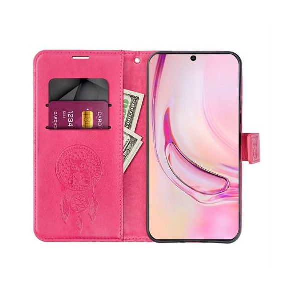 MEZZO Husă carte pentru IPHONE 16 Pro Dreamcatcher magenta