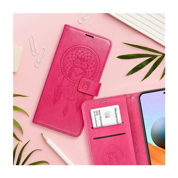 MEZZO Husă carte pentru IPHONE 16 Pro Dreamcatcher magenta