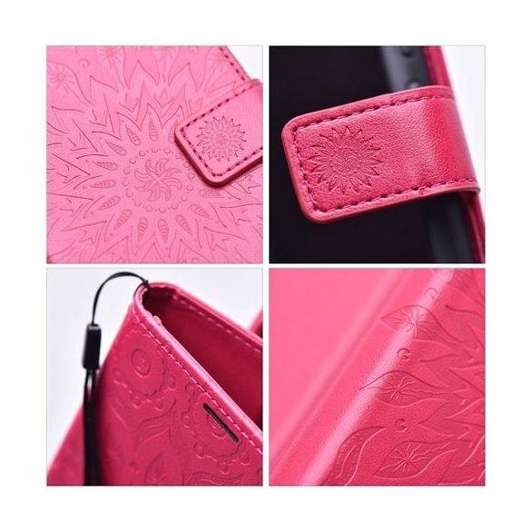 MEZZO Husă carte pentru IPHONE 16 Plus mandala magenta