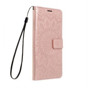 MEZZO Husa carte pentru IPHONE 16 Plus mandala rose gold