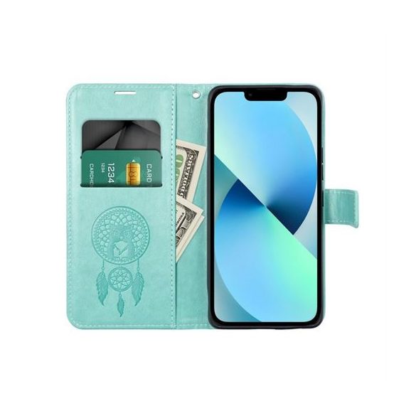 MEZZO Husă carte pentru IPHONE 16 Plus Dreamcatcher verde