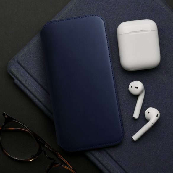 DUAL POCKET Husă carte pentru IPHONE 16 Pro navy