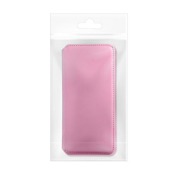 DUAL POCKET Husă carte pentru IPHONE 16 Pro roz deschis