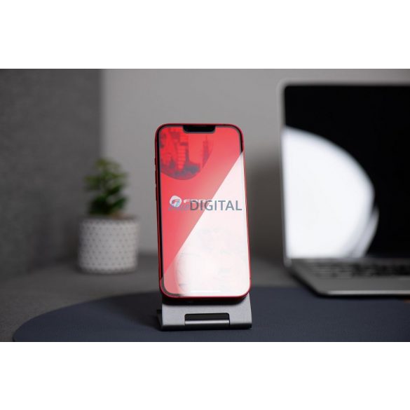 Sticlă temperată Forcell Matt Glass cu finisaj negru pentru iPhone 15 Plus