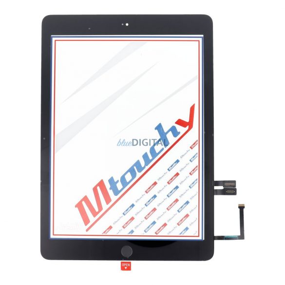 MUSTTBY ecran tactil + bandă adezivă + buton home iPad 6 - negru