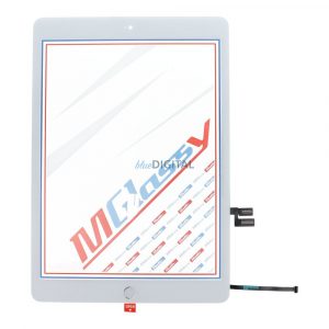 MUSTTBY ecran tactil + bandă adezivă + buton home iPad 8 - alb