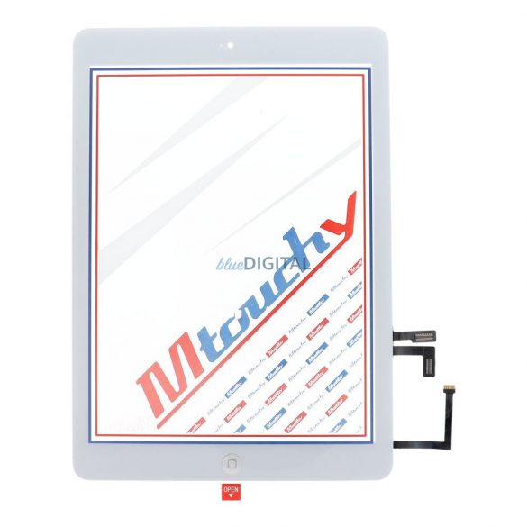 MUSTTBY ecran tactil + bandă adezivă + buton home iPad Air1 - alb