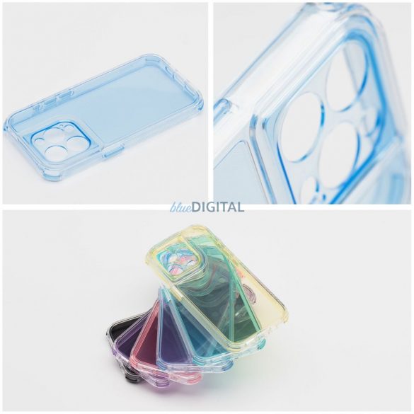 Carcasă MATRIX CLEAR pentru iPhone 14 Pro - albastru