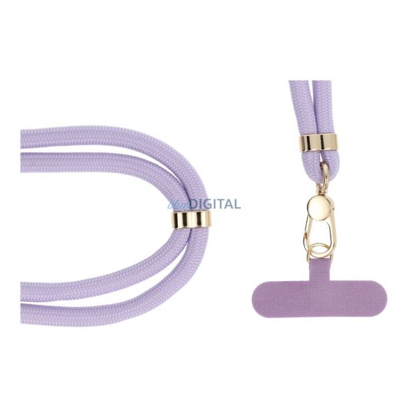 Curea de gât SWING 1.65m cu clapetă - violet