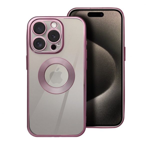 Husa GLAM pentru IPHONE 16 Pro Max roz trandafir