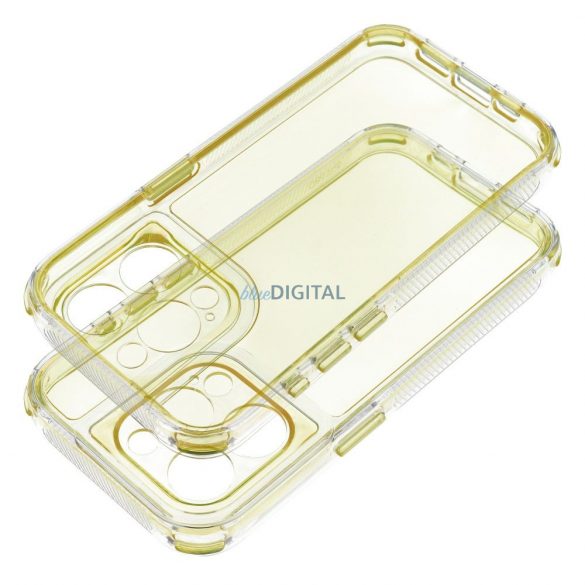 Carcasă MATRIX CLEAR pentru iPhone 14 Pro - galben