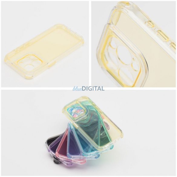 Carcasă MATRIX CLEAR pentru iPhone 14 Pro - galben