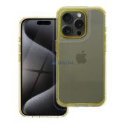Carcasă MATRIX CLEAR pentru iPhone 14 - galben