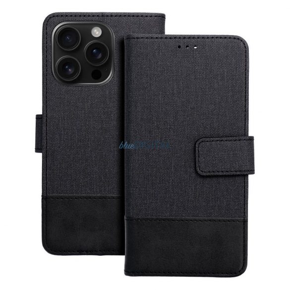 Husă de carte GOMMA Huawei P30 Lite - negru