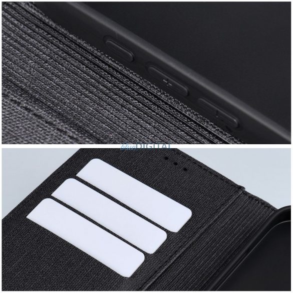 Husă de carte GOMMA Huawei P30 Lite - negru