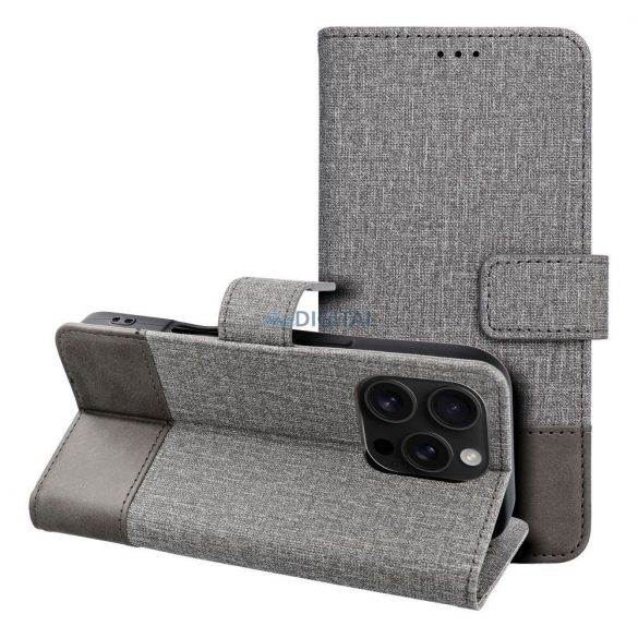 Husă de carte GOMMA Huawei P30 Lite - gri