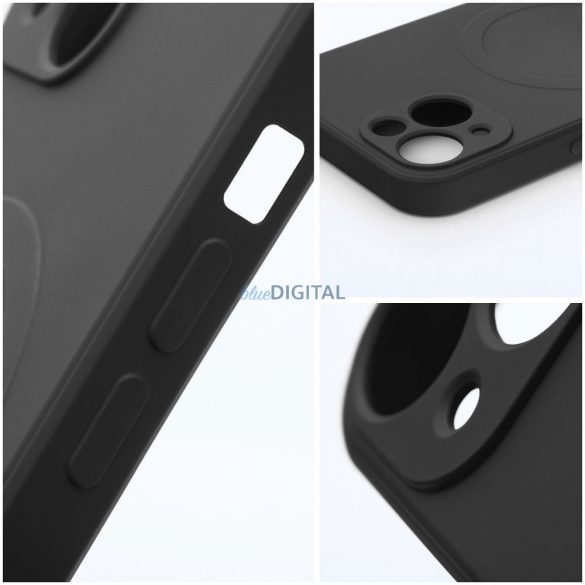 SILICONE MAG COVER Husă compatibilă MagSafe Samsung Galaxy S24 FE - negru