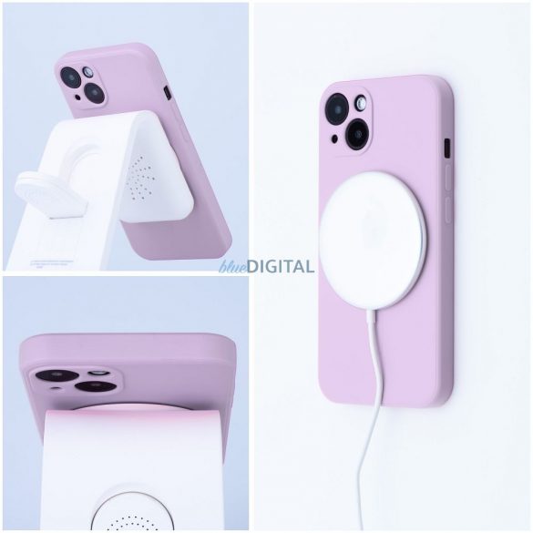 SILICONE MAG COVER Husă compatibilă MagSafe Samsung Galaxy S24 FE - roz