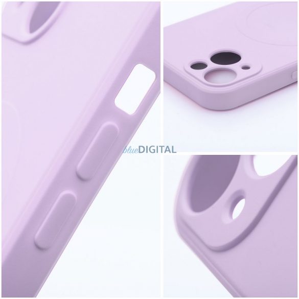 SILICONE MAG COVER Husă compatibilă MagSafe Samsung Galaxy S24 FE - roz