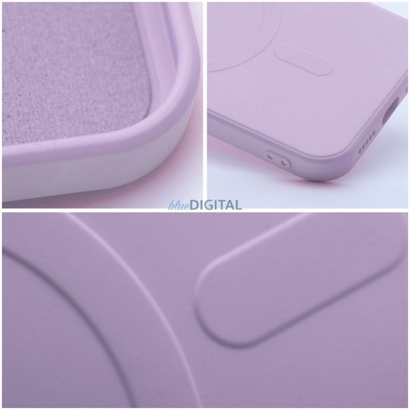 SILICONE MAG COVER Husă compatibilă MagSafe Samsung Galaxy S24 FE - roz