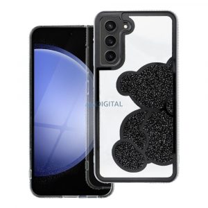 Husă TEDDY BEAR Samsung Galaxy S24 FE - negru