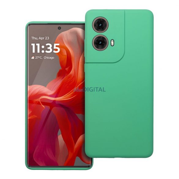 Carcasă SILICON 2mm Motorola Moto G85 - verde mentă