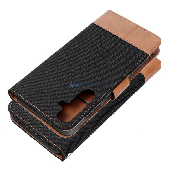 Geantă de carte JEANS Samsung Galaxy M12/A12 - negru