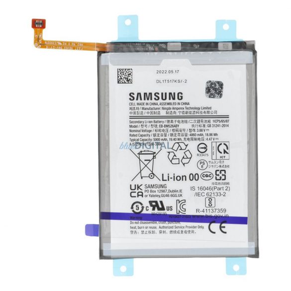 Baterie (Fabrica ServicePack) EB-BM526ABY Samsung Galaxy A23 5G (A236B) [GH82-29731A]