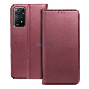 Carcasă carte SMART MAGNETO Motorola Moto G75 - burgundy