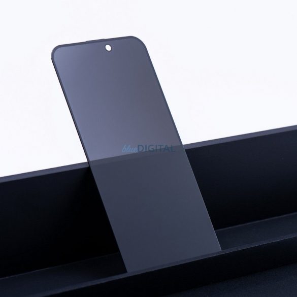 OG Premium Privacy Glass sticlă temperată cu margine neagră pentru Xiaomi Redmi Notă 14 Pro Plus