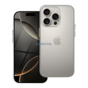 Husă ULTRATHIN MATT pentru iPhone 15 Pro - transparentă