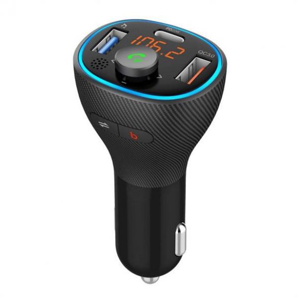 Transmițător FM MP3 bluetooth 5.0 + USB A QC3.0 + Typ C (total 38W) ART FM-73 ART