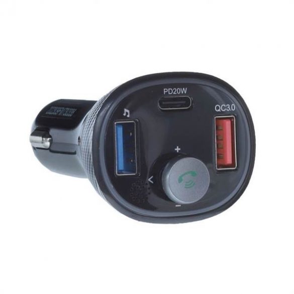 Transmițător FM MP3 bluetooth 5.0 + USB A QC3.0 + Typ C (total 38W) ART FM-73 ART