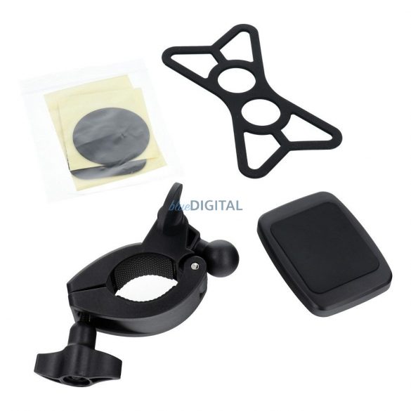 Suport magnetic pentru telefon biciclete M4S-MB3 negru