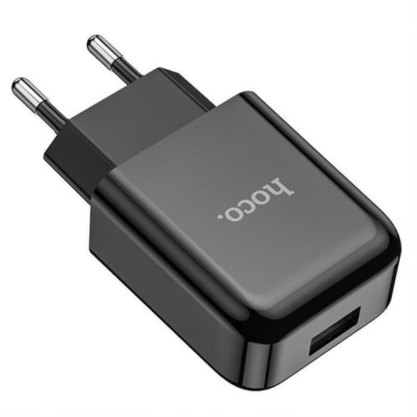 Incarcator de voiaj HOCO USB + cablu pentru Lightning 8-pini 2A N2 Vigor negru