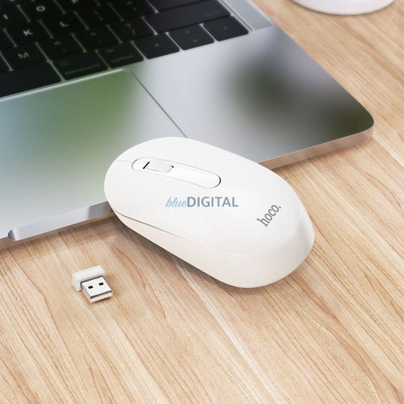 Mouse fără fir HOCO Platinium 2,4G GM14 alb