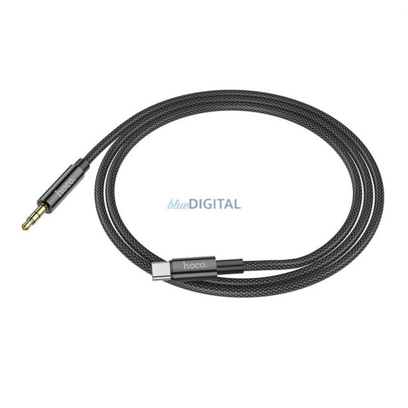 HOCO cablu AUX Audio Jack 3,5mm la Tip C UPA19 1m negru