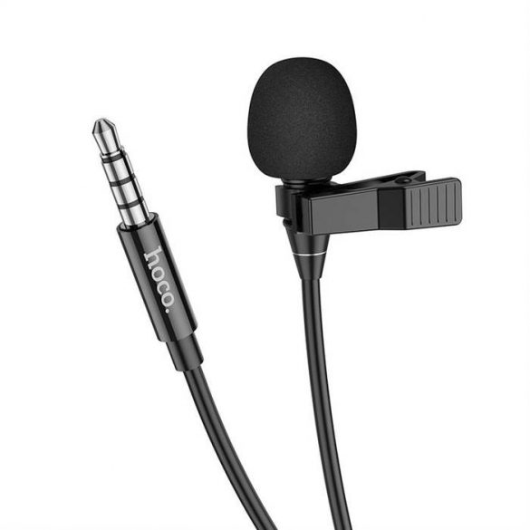 HOCO microfon pentru mobil mufă audio pentru Jack 3,5mm L14 negru