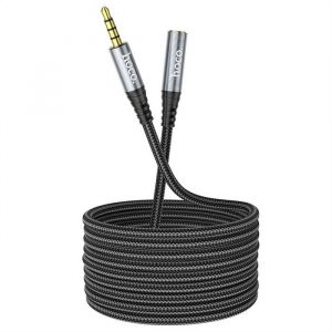 Cablu HOCO 3,5 mm cablu prelungitor audio tata mama 2m negru